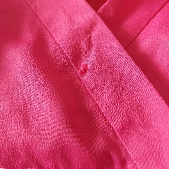 Debut Pink Floral Maxi Dress Size 16 Empire Line Yellow Red Print Pattern Lined. - Picture 10 of 10